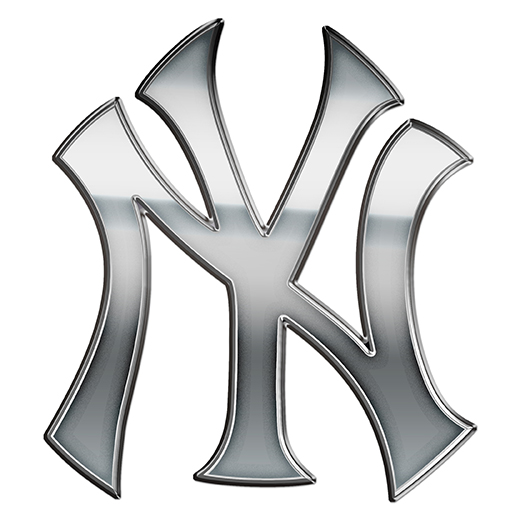 New York Yankees Silver Logo iron on paper